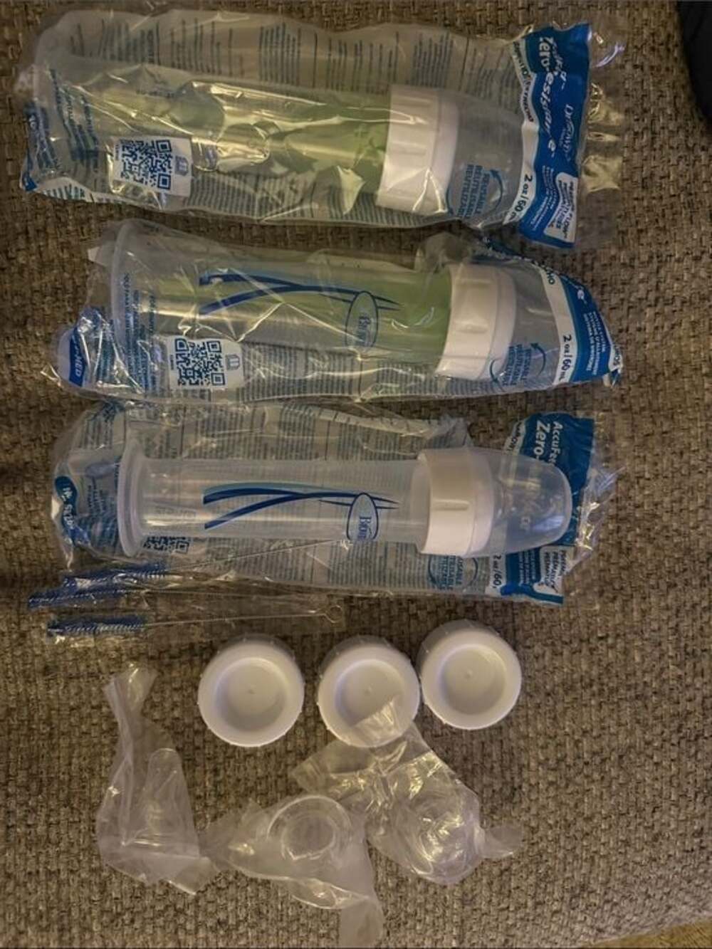 Dr. Brown’s Accufeed 60 Bottle with Preemie Flow and Level T Nipples, 2 oz